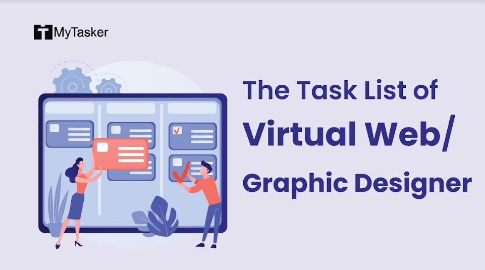 the task list of virtual web graphic designer